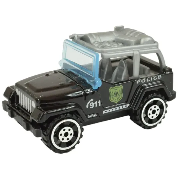 World of Trucks: Mali policijski auto u raznim verzijama 7cm slika 3