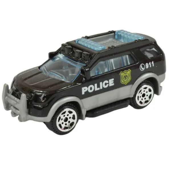 World of Trucks: Mali policijski auto u raznim verzijama 7cm slika 4