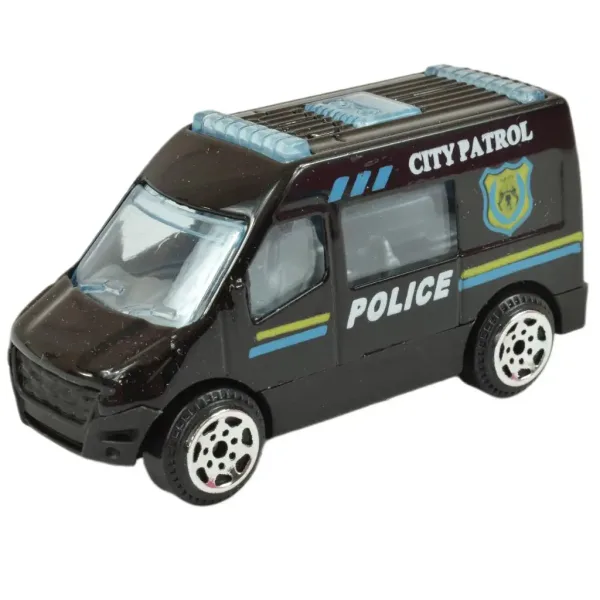 World of Trucks: Mali policijski auto u raznim verzijama 7cm slika 5