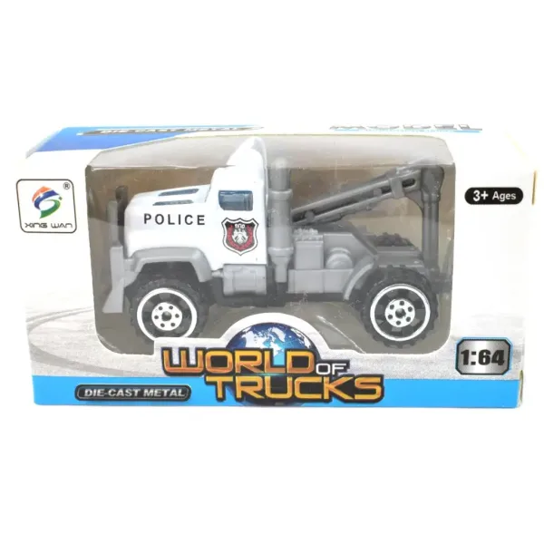 World of Trucks: Mali policijski auto u raznim verzijama 7cm slika 6