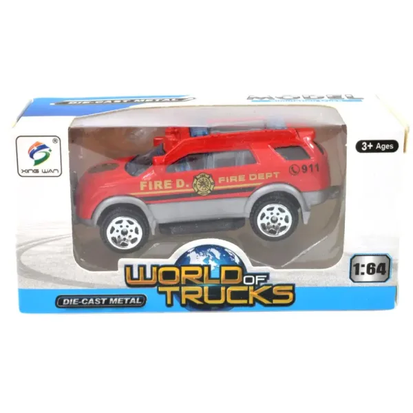 World of Trucks: Malo vatrogasno vozilo u raznim verzijama 7cm slika 6