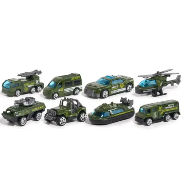 X-Military vojni mali automobilski set od 8 komada slika 2