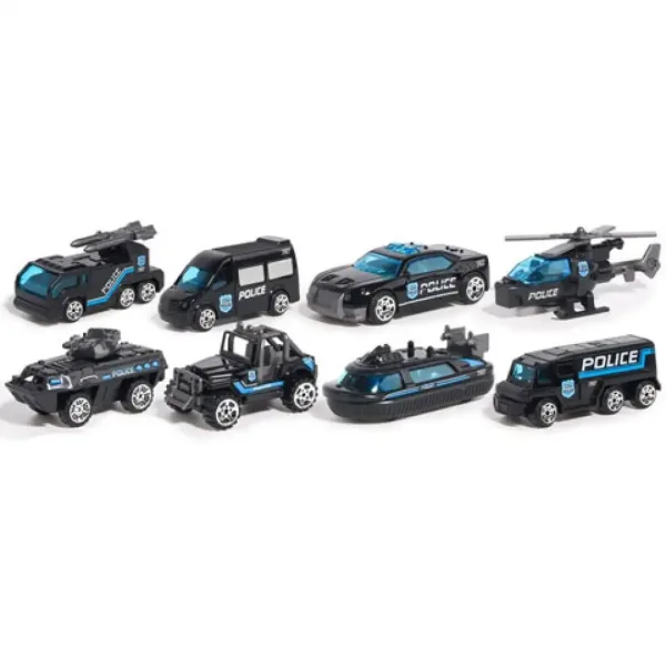 X-Police mali policijski automobilski set od 8 komada slika 2