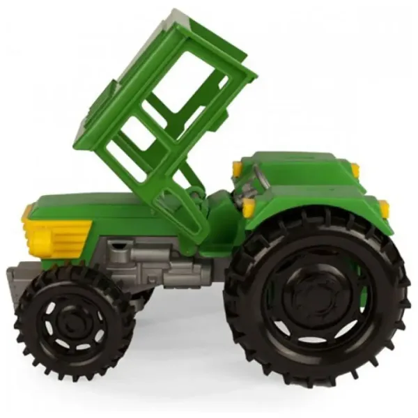 Zeleni traktor sa prikolicom za vožnju 38cm - Wader slika 2