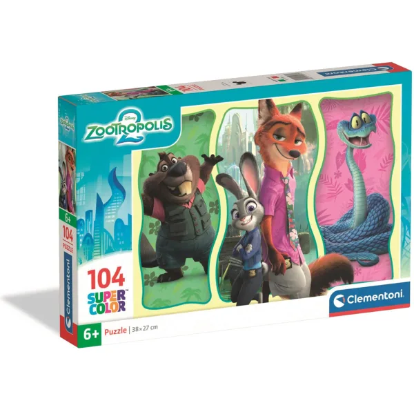 Zootropolis 2 104 komada Super Color Puzzle - Clementoni slika 1