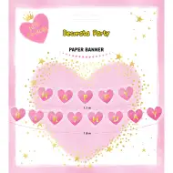 "Happy Birthday" natpis za rođendansku zabavu "Mala Princeza"