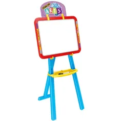 3 u 1 obostrana ploča za crtanje u plavoj boji 40x6x59cm slika 3