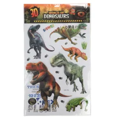 3D Svijet dinosaura zidna naljepnica set s posterom
