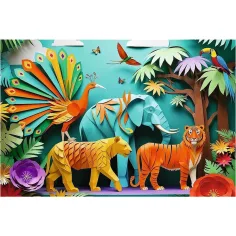 40. obljetnica - Paper Art: Džungla, puzzle od 160 dijelova - Trefl slika 2