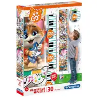 44 Cats zidni mjerač visine puzzle 30kom - Clementoni