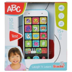 ABC pametni telefon u bijelo-plavoj boji sa svjetlom i zvukom 13cm - Simba Toys slika 2