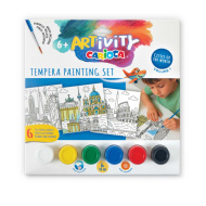 ARTivity Tempera komplet za slikanje 6 x 10 ml s temperom - Amerika - Carioca