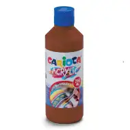 Akrilna boja 250 ml smeđa - Carioca