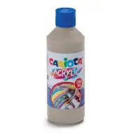 Akrilna boja 250 ml srebrna - Carioca