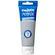 Akrilna boja 75ml srebrna - Carioca