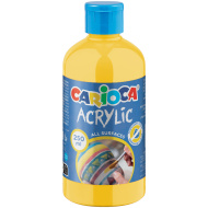 Akrilna boja u limun žutoj nijansi, 250 ml - Carioca
