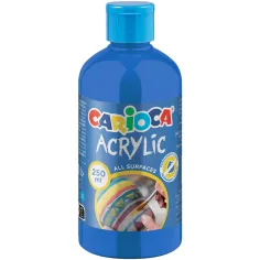 Akrilna boja u plavoj boji 250 ml - Carioca