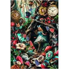 Alisa u zemlji čudesa HQC puzzle od 1000 dijelova - Clementoni slika 2