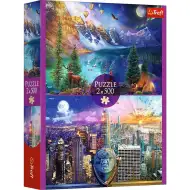 Američka avenija 2x500 komada puzzle - Trefl