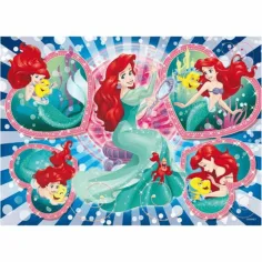 Ariel Mala sirena 2-u-1 60-dijelna Eco slagalica i bojanka 70x50cm - Lisciani slika 2