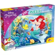 Ariel mala sirena 2 u 1, puzzle od 250 dijelova i bojanka 50x35 cm - Lisciani