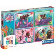 Ariel mala sirena 4 u 1 12, 16, 20 i 24 komada puzzle - Clementoni