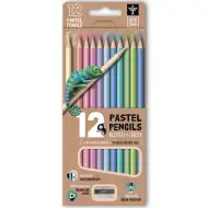 Ars Una: 12 pastelnih trokutastih bojica s šiljilom