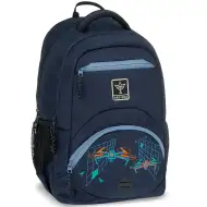 Ars Una: Airborne tamnoplava ergonomska školska torba, ruksak 33x45x24cm