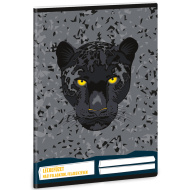 Ars Una: Black Panther bilježnica s uzorkom pantere, 38 listova, A5