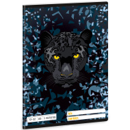 Ars Una: Black Panther, bilježnica s uzorkom pantere za 3. razred, A5, 12-32
