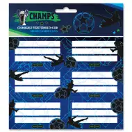 Ars Una: Champs nogometne naljepnice za bilježnice 3x6 komada