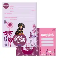 Ars Una: Cute Animals - Puppy mačići set od 10 pozivnica s omotnicama