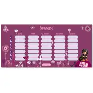 Ars Una: Cute Animals - Puppy s jazavčarom, dvostrani raspored sati