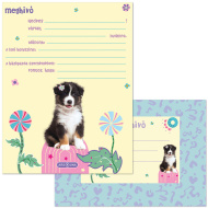 Ars Una: Cute Animals Aussie set od 10 pozivnica s kuvertama (s motivom psića)