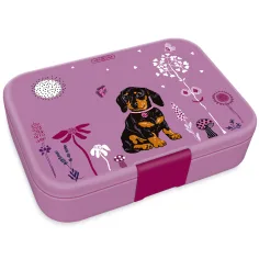 Ars Una: Cute Animals Puppy podijeljena kutija za užinu s motivom psića 15,3×21,6×5,2 cm