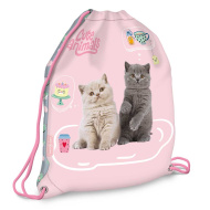 Ars Una: Cute Animals Tea Party - torba za tjelesni i sportska torba s mačkama 32x42 cm
