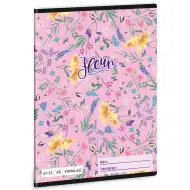 Ars Una: Fleur cvjetna bilježnica s crtama A/5