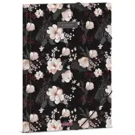 Ars Una: Flowery Black cvjetna gumena mapa A/4