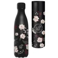 Ars Una: Flowery Black dvostruka metalna boca u ukrasnoj kutiji 500ml