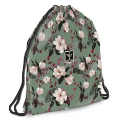 Ars Una: Flowery Green tinejdžerska torba za tjelesni, sportska torba 37,5x46cm