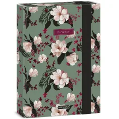 Ars Una: Flowery green cvjetna kutija za bilježnice A/5