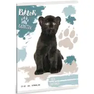 Ars Una: Hrabre šape - Crni panter crtana bilježnica A/5 21-32