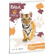 Ars Una: Hrabre šape - Tigar, bilježnica s crtama A/5 21-32