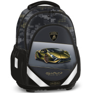Ars Una: Lamborghini Sian anatomski školski ruksak 33×43×22 cm