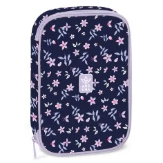 Ars Una: Navy Bloom višeslojna pernica 15,5x22,5x4,5 cm
