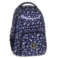 Ars Una: Navy bloom AU-6 školska torba, ruksak 34x45x26cm