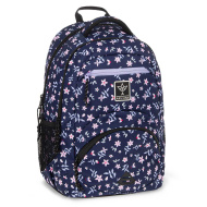 Ars Una: Navy bloom ergonomska školska torba/ruksak 27L