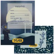 Ars Una Ninjas in the Dark pozivnica za zabavu s omotnicom, set od 10 komada