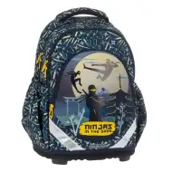 Ars Una: Ninjas in the dark anatomska školska torba, ruksak 33x43x22 cm