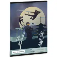 Ars Una: Ninje u mraku bilježnica s crtama za 2. razred A/5 16-32